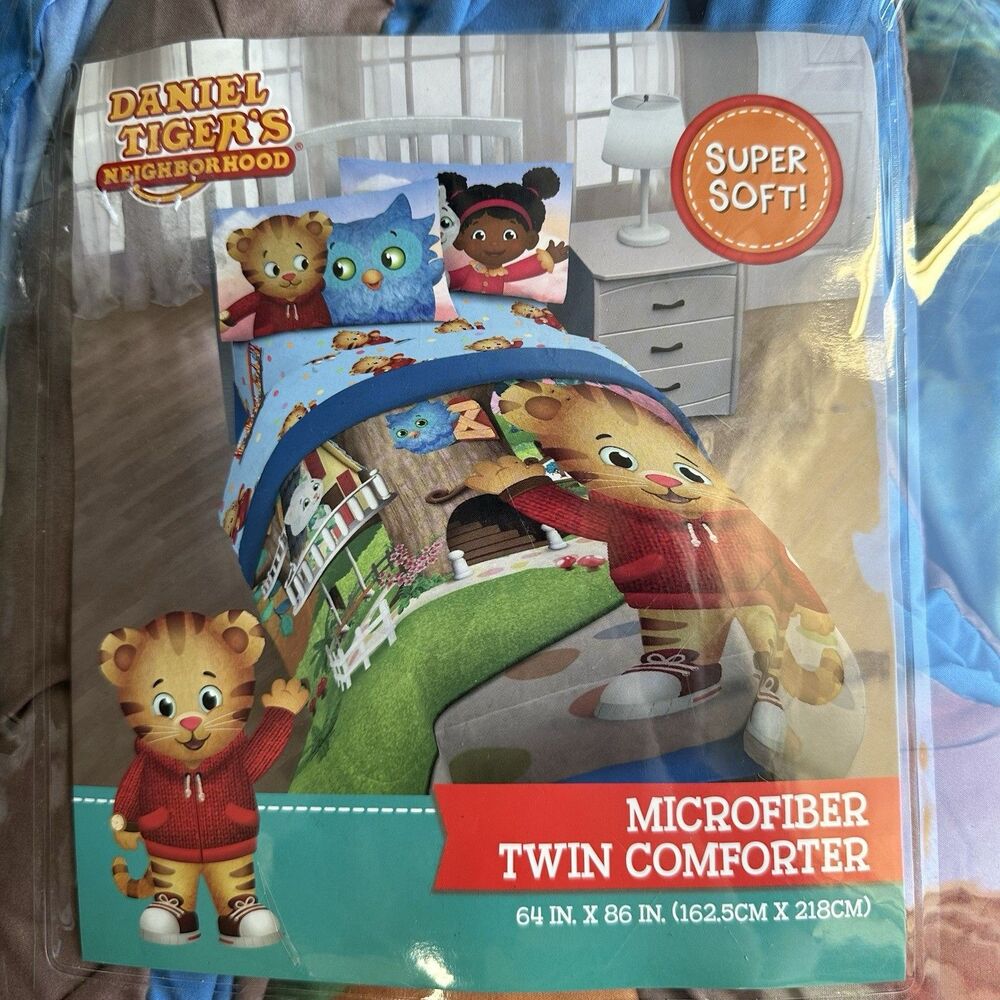 Daniel Tiger Treehouse Pals Twin Comforter Sheet Set 4pc Bedding Jay Franco